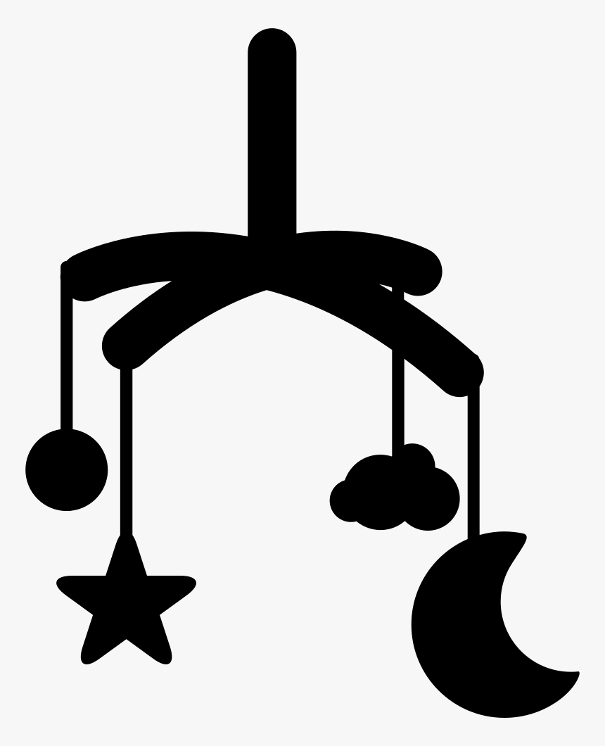 Baby Crib Mobile Toy - Baby Mobile Icon, HD Png Download