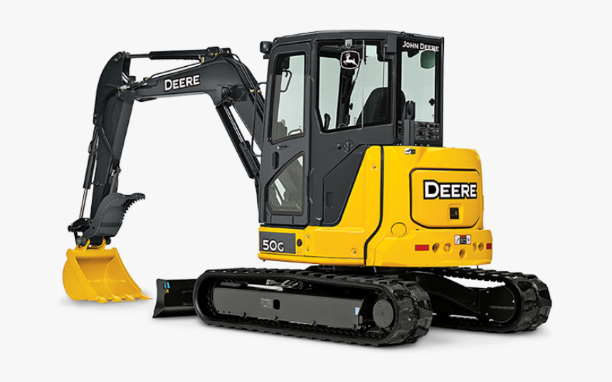 Mini Excavator - John Deere Excavators 50, HD Png Download