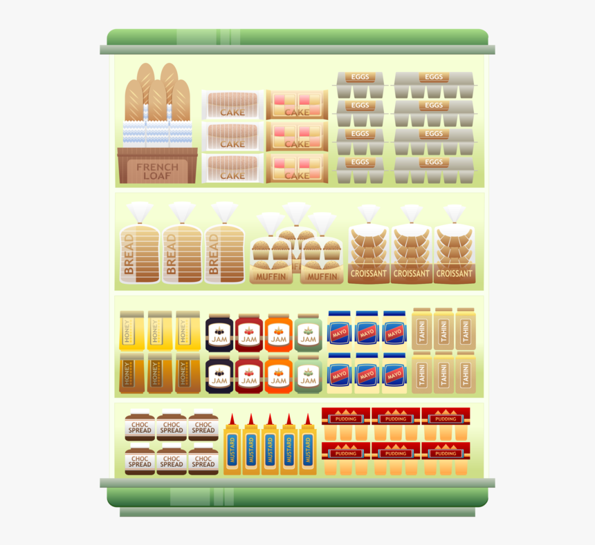 Supermarket Shelf Display Icon, HD Png Download
