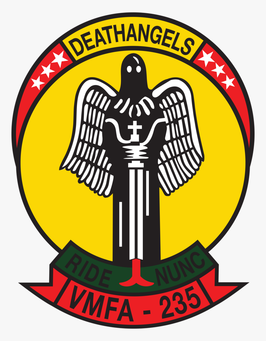Usmc Vmfa-235 Death Angel Sticker - Death Angel Leathernecks, HD Png Download