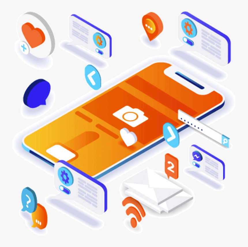 Feedback 
 Class Img Img-responsive - Social Network Isometric, HD Png Download