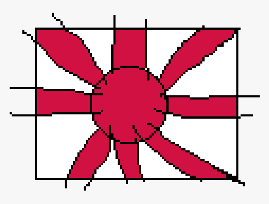 Transparent Japanese Flag Png - Composition With Red Blue And Yellow, Png Download