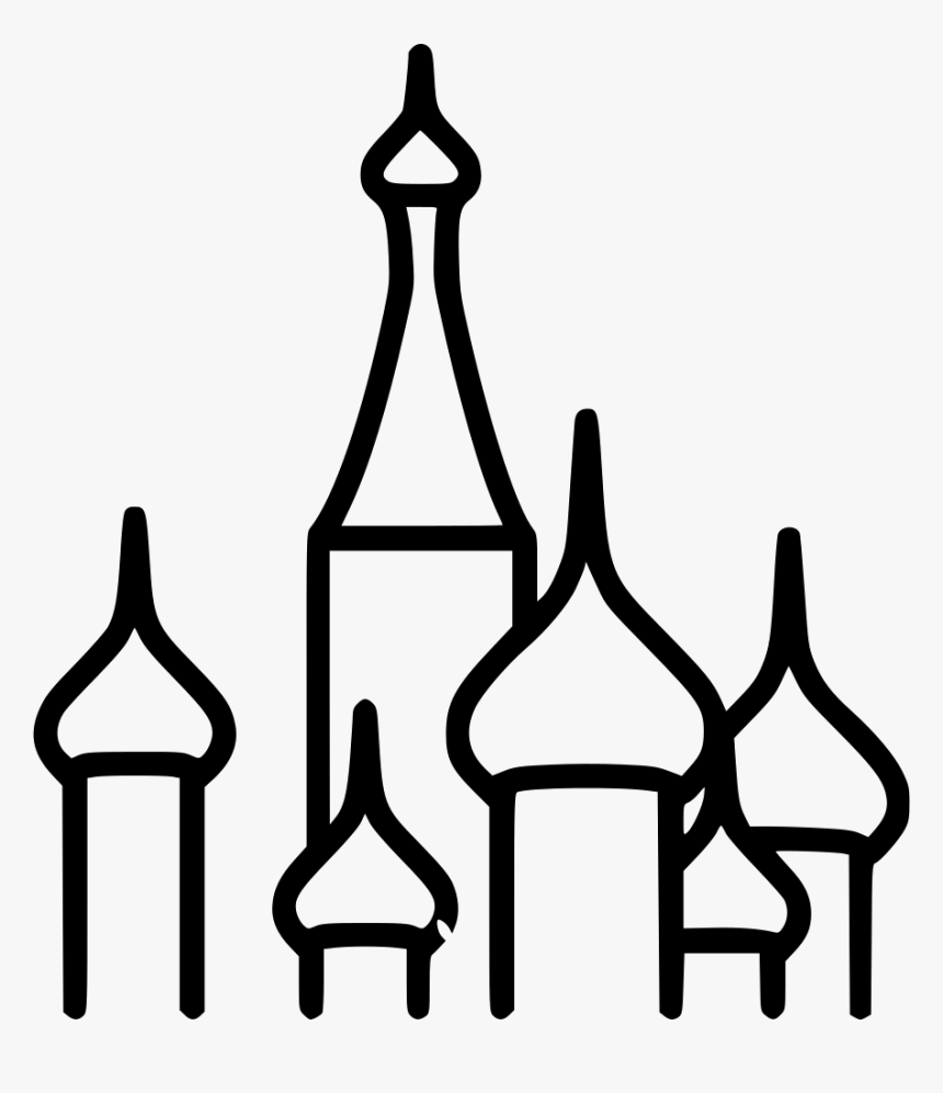 St Basil Cathedral Moscow - St. Basil's Cathedral, HD Png Download