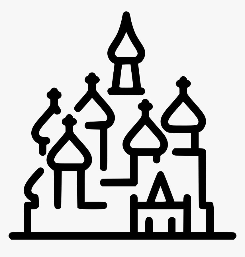 Saint Basil - Russian Building Icon, HD Png Download