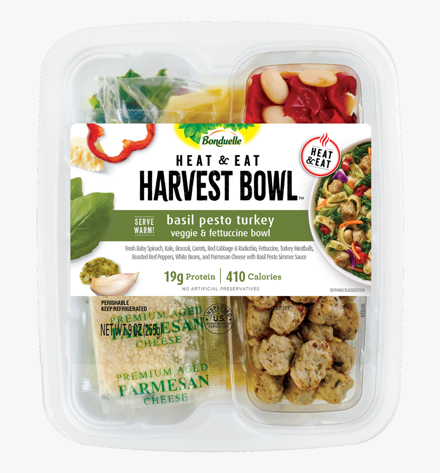 Basil Pesto Turkey - Heat And Eat Harvest Bowl, HD Png Download
