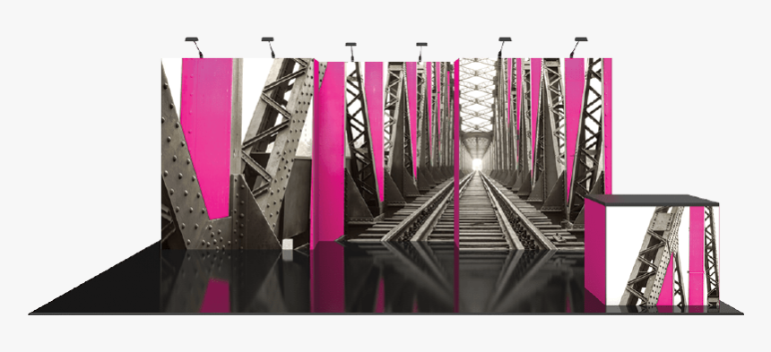 Vector Frame Essential 20ft Modular Backwall Kit - Shelf, HD Png Download