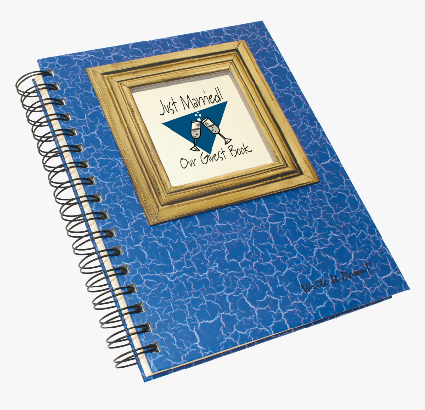 Just Married Our Guest Book - Journal Transparent Background, HD Png Download