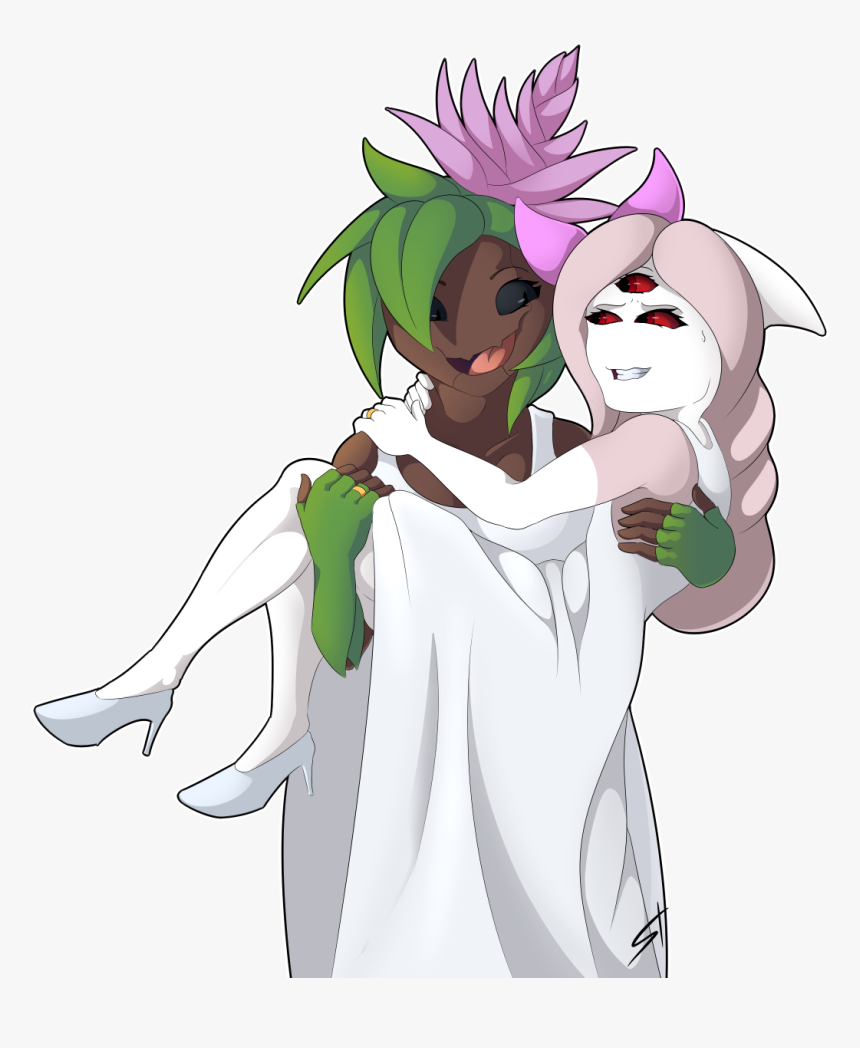 Just Married - Cartoon, HD Png Download