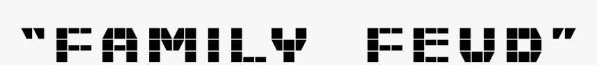 Family Feud - Family Feud Font, HD Png Download