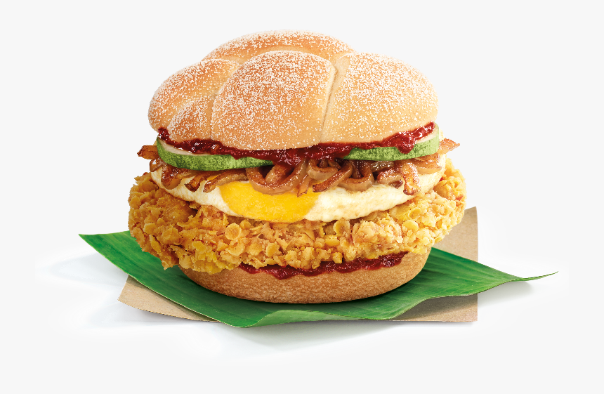 Nasi Lemak Burger Mcdonalds Singapore, HD Png Download
