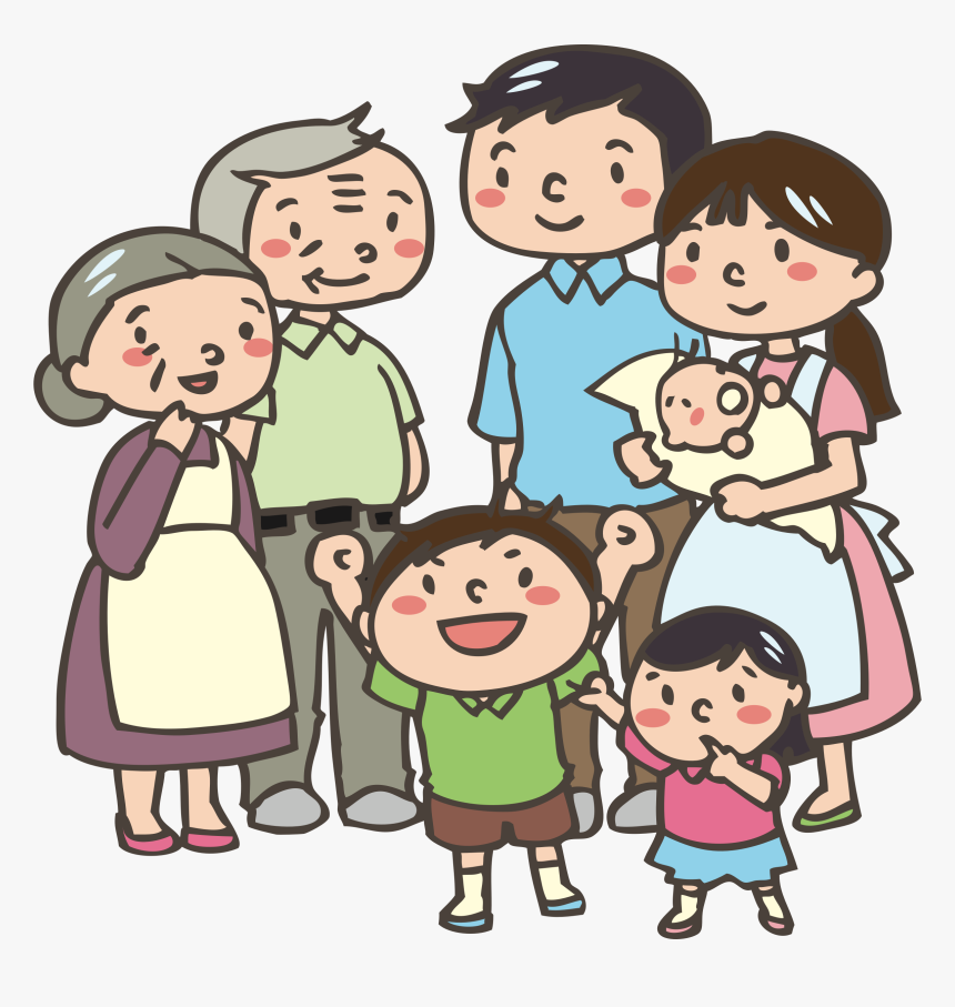 Multigenerational Big Image Png - Multigenerational Family Clipart, Transparent Png