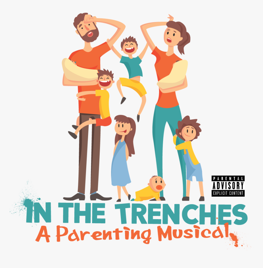 &nbsp - &nbsp - &nbsp - &nbsp - &nbsp - &nbsp - - Family - Family Parents And Two Boys Cartoon, HD Png Download