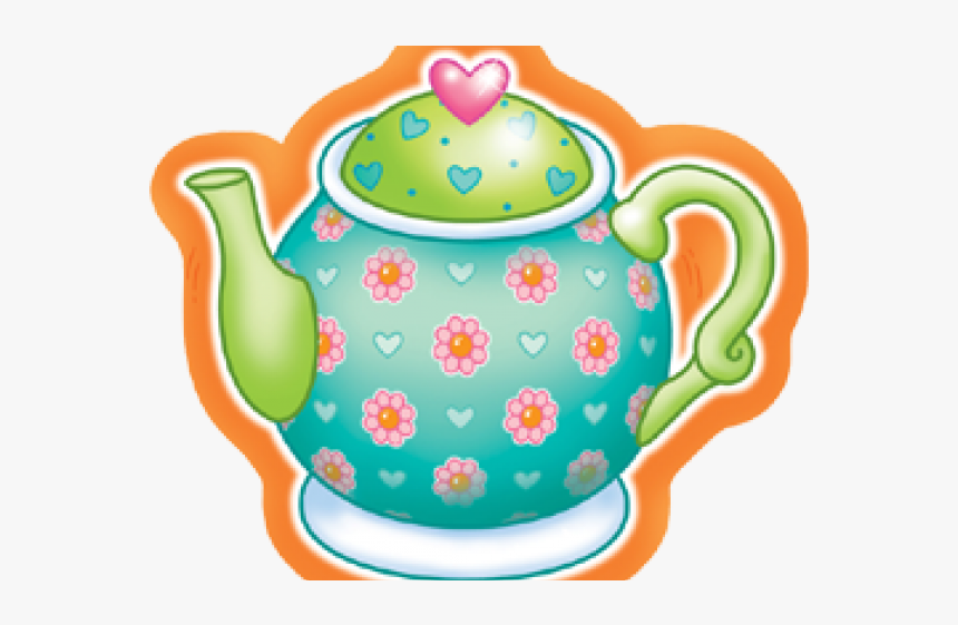 Tea Time Clipart Tea Party - Teapot, HD Png Download