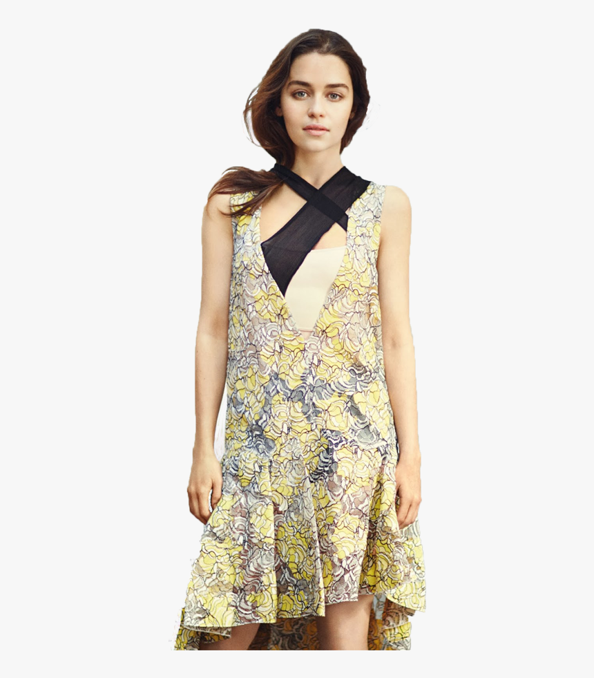 Emilia Clarke Png Picture - Emilia Clarke Vogue Uk 2013, Transparent Png