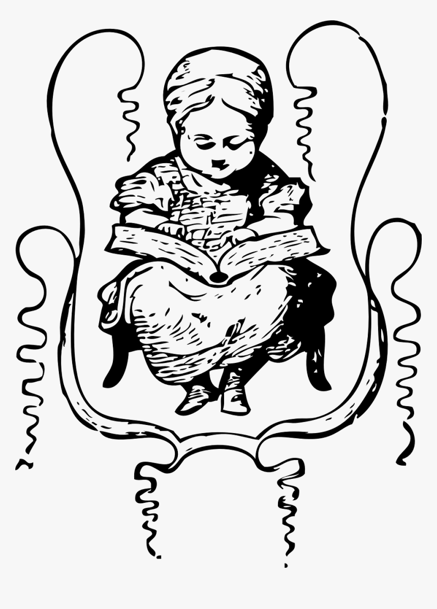 Education Of The Girl Drawing, HD Png Download