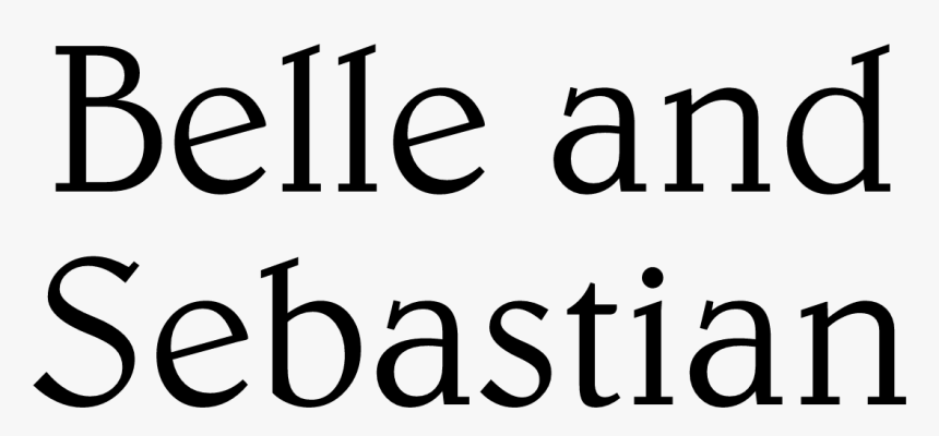Belle And Sebastian - Belle And Sebastian Logo, HD Png Download
