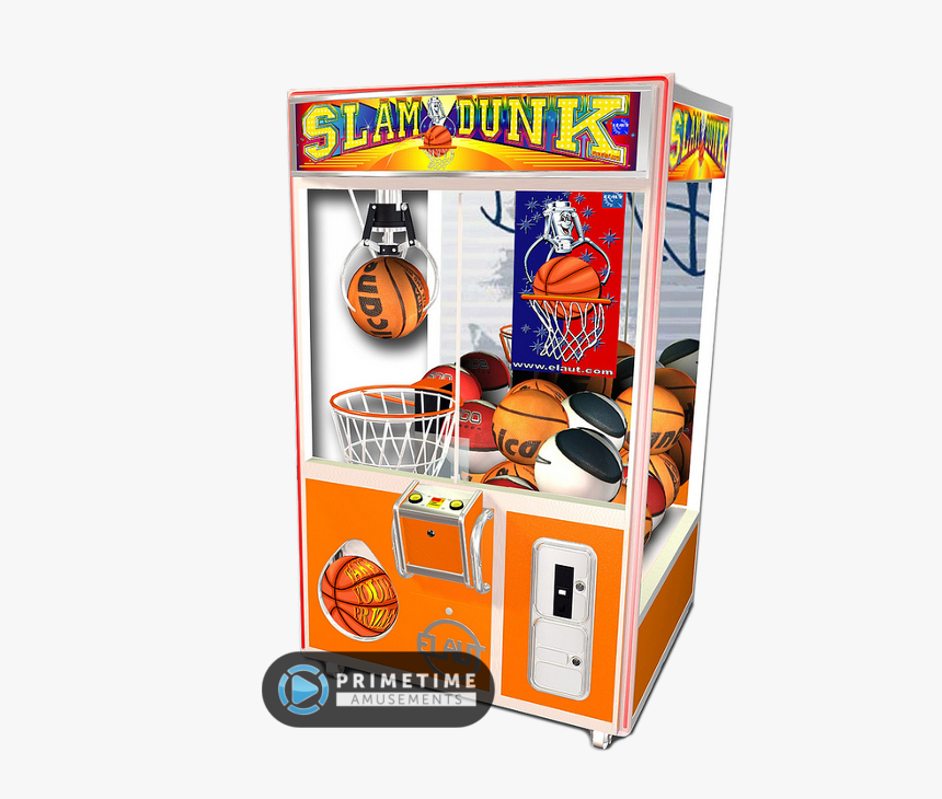 Slam Dunk Crane Machine By Elaut Usa - Slam Dunk Claw Machine, HD Png Download