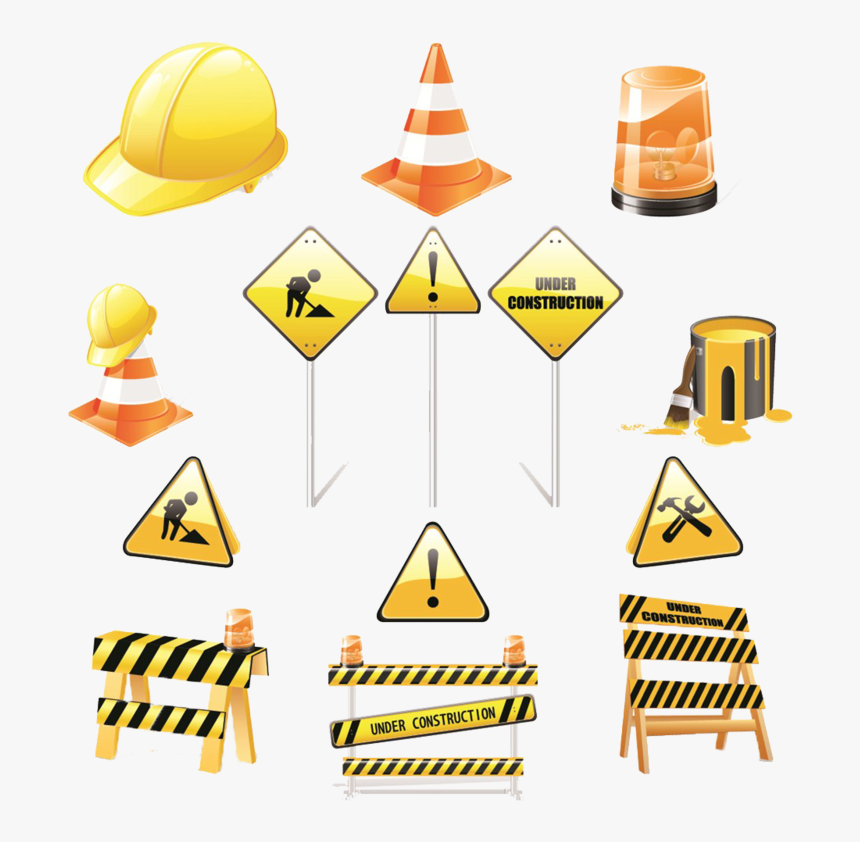 Sign Png Hd - Safety Items For Construction, Transparent Png