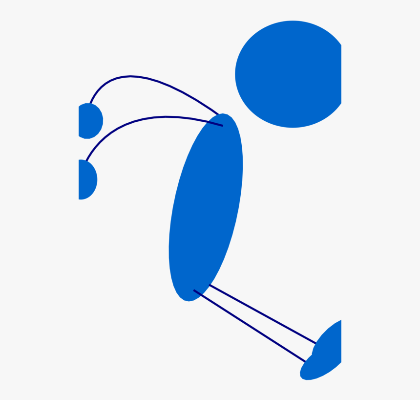 Stick Figure Drawing Cartoon Person - Stick Man Jumping, HD Png Download