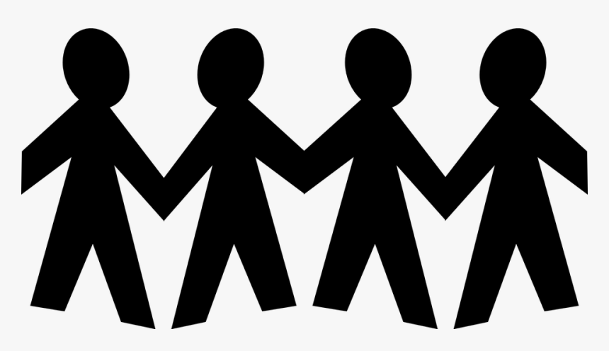 Social Hands,silhouette,clip - People Clip Art, HD Png Download