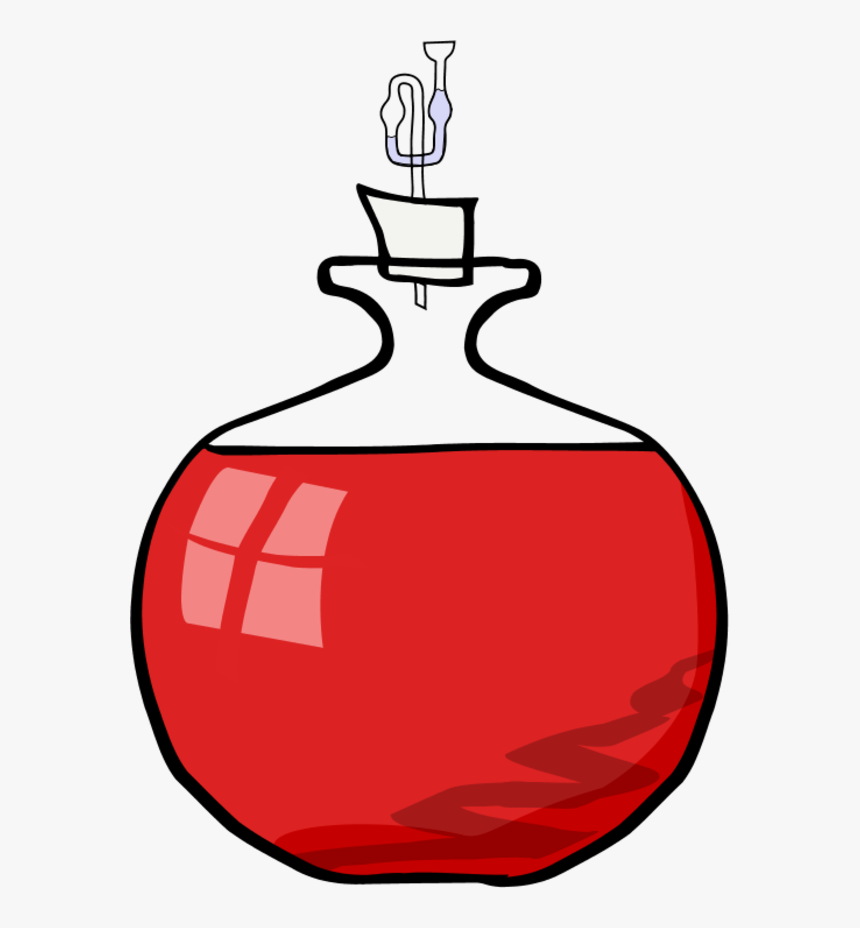 Wine Bottle Closed With Corck - Clipart Weinflasche, HD Png Download