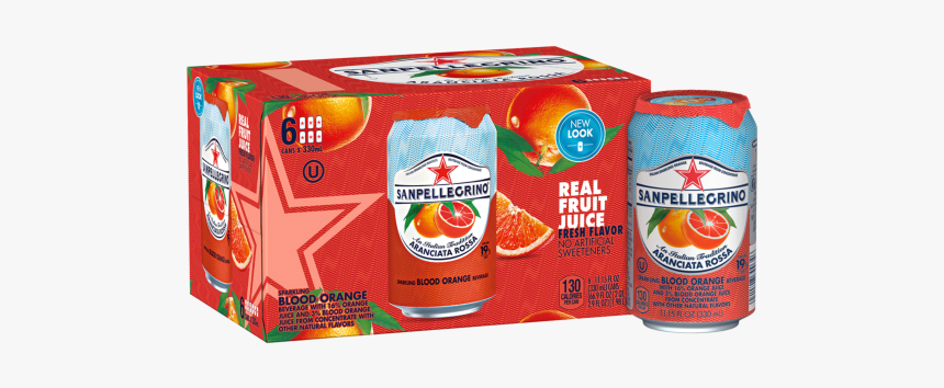 San Pellegrino Blood Orange 6 Pack, HD Png Download