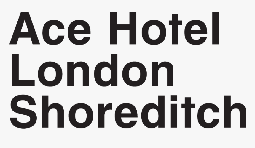 Ace Hotel London Logo, HD Png Download