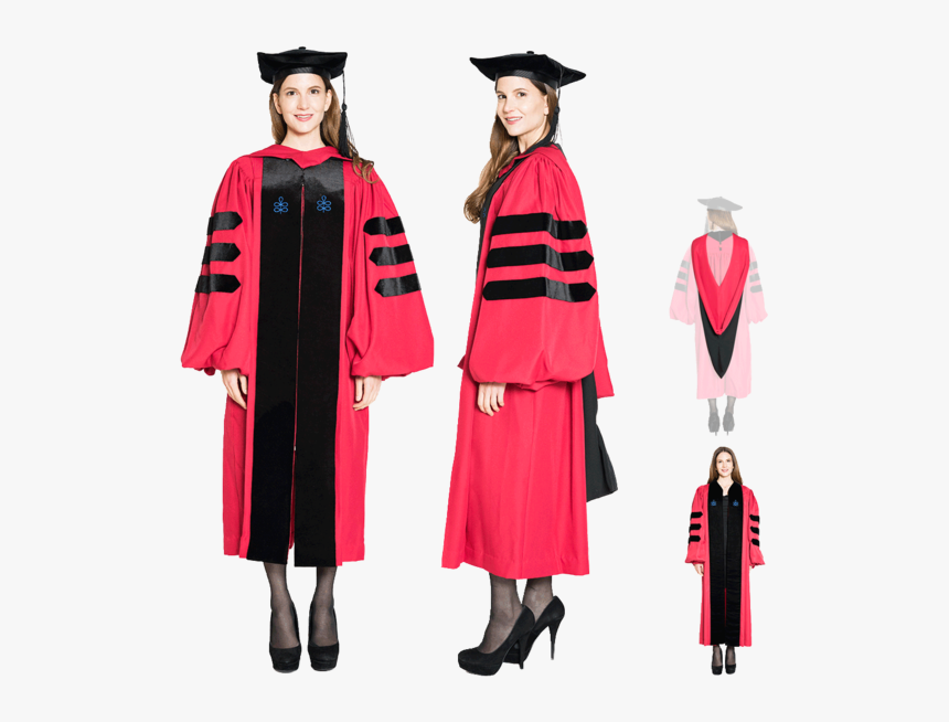 Graduate Drawing Graduation Outfit - Harvard Doctoral Robes, HD Png Download