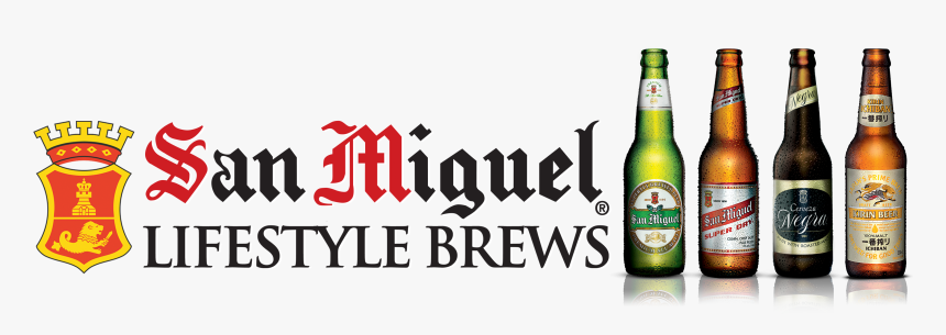 Transparent Heineken Bottle Png - San Miguel Font Download, Png Download