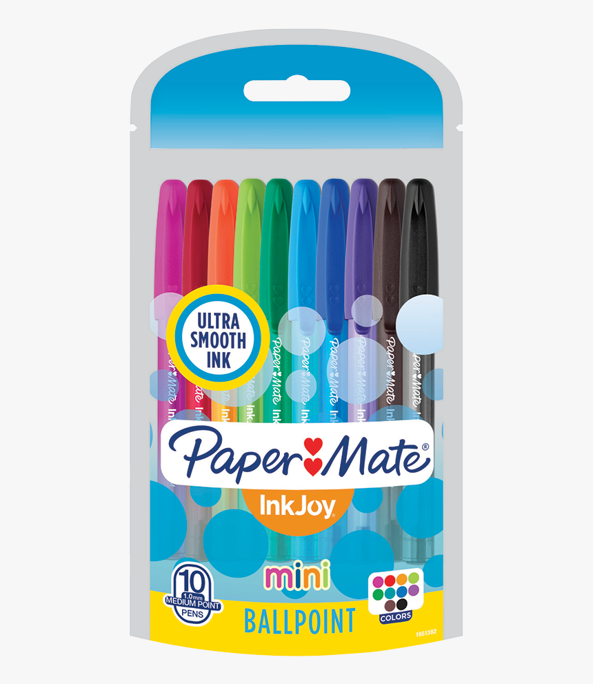 Paper Mate Inkjoy Mini Retractable Ballpoint Pens, HD Png Download
