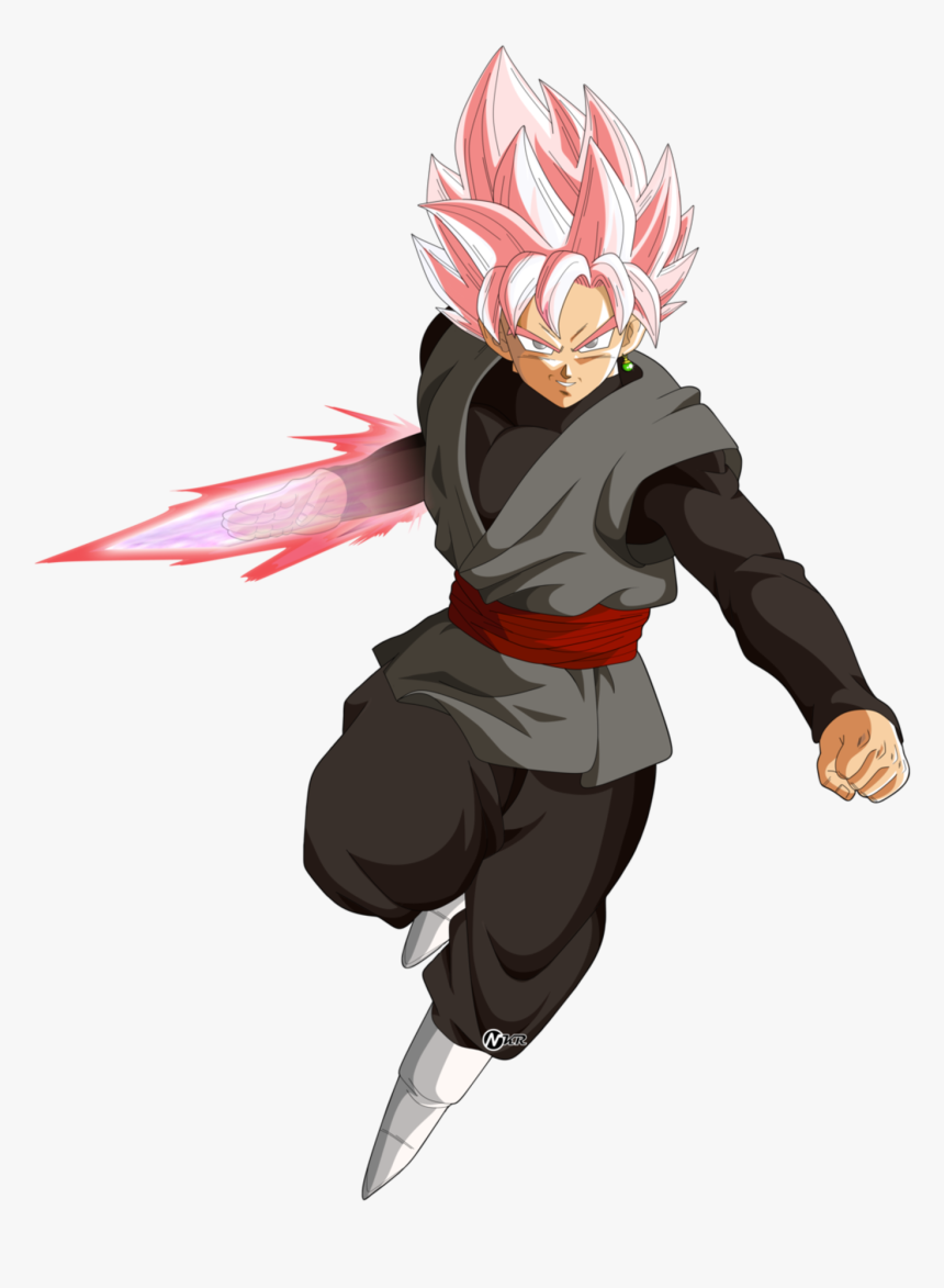 Transparent Cartoon Rose Png - Black Goku And Zamasu Png, Png Download