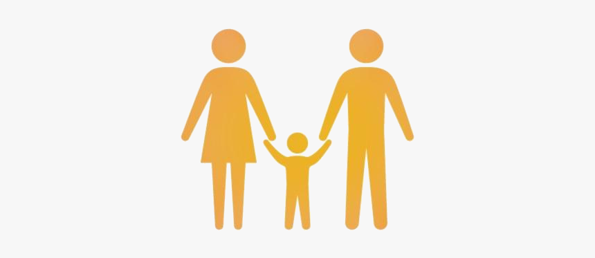 Life Insurance Family Sketch Png - Silhouette Family Clipart, Transparent Png