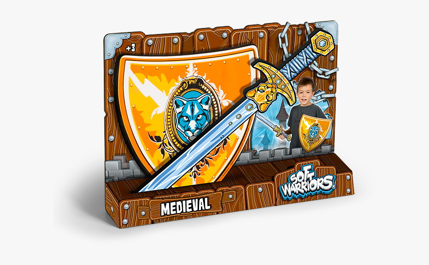 Pack Caballero Espada Y Escudo - Középkori Pajzs, HD Png Download