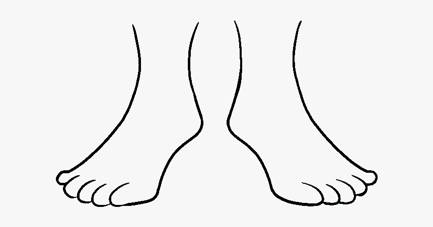 How To Draw Feet, HD Png Download