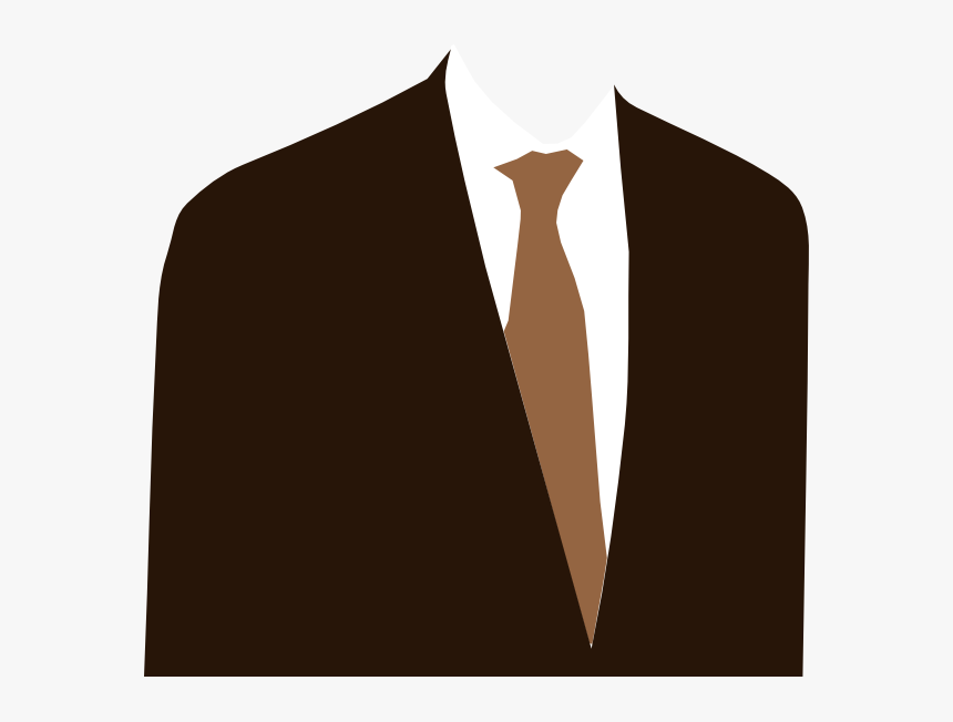 Brown Clip Art At - Suit Clip Art, HD Png Download