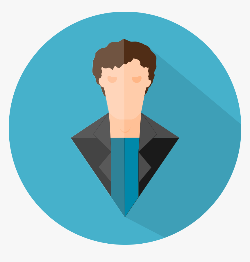 Human Behavior,male,angle - Sherlock Holmes Cumberbatch Benedict Cartoon Clipart, HD Png Download