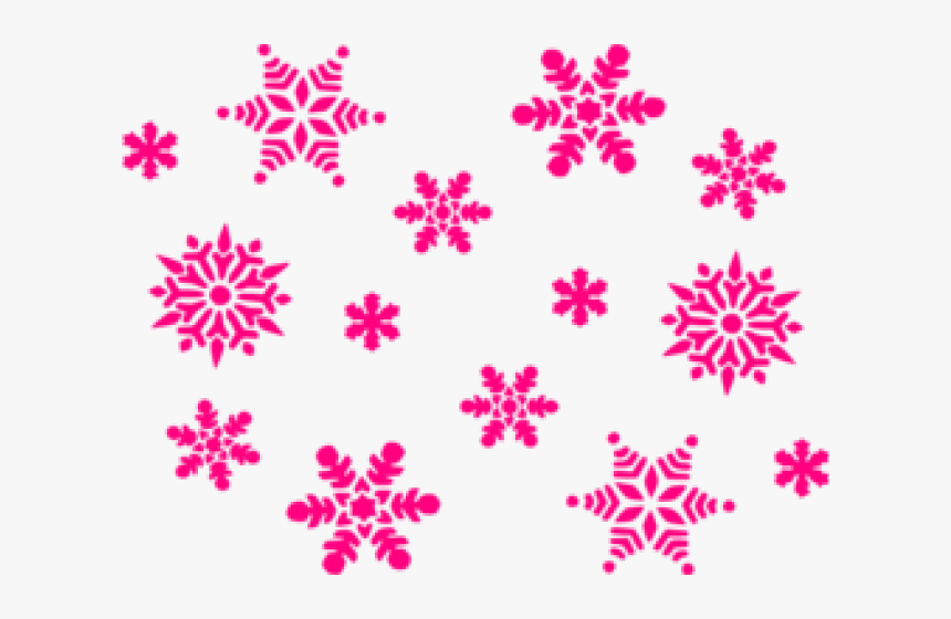 Free On Dumielauxepices Net - Pink Snowflake Clipart, HD Png Download