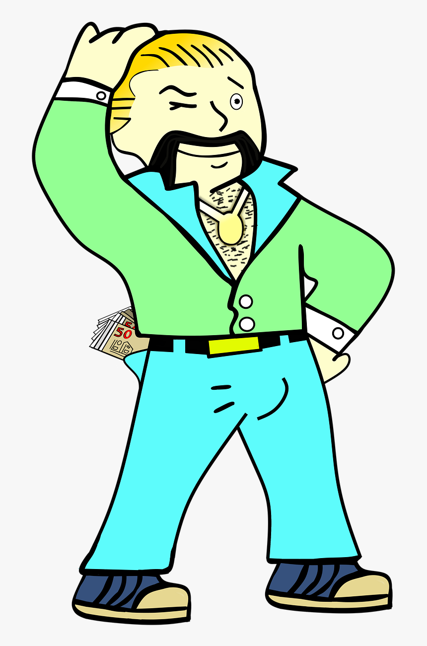 Wealthy Man Comic, HD Png Download