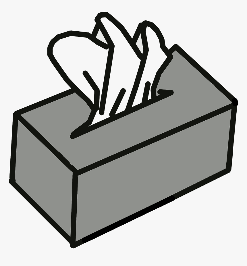 Draw A Tissue Box Clipart , Png Download - Transparent Tissue Box Clipart, Png Download