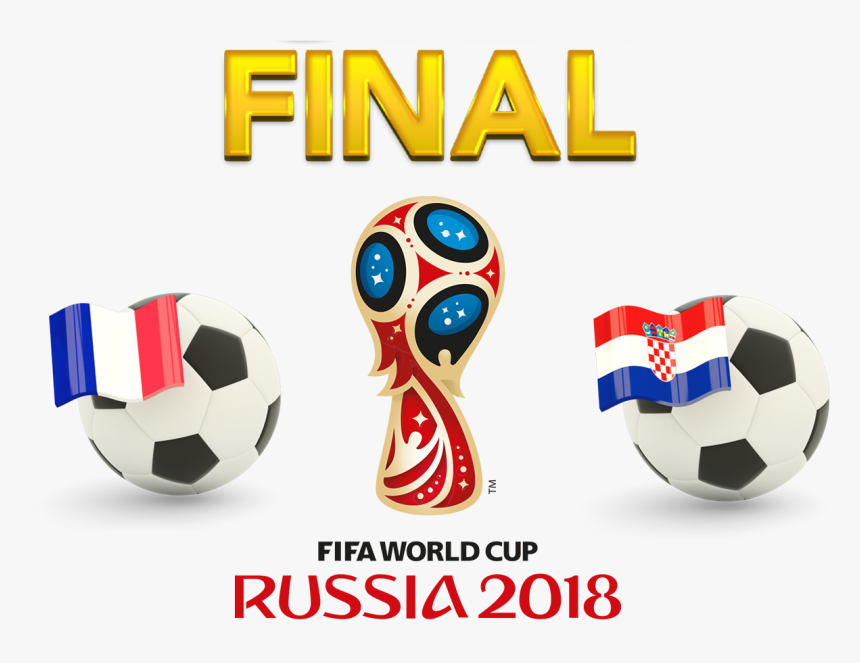Fifa World Cup 2018 Final Match France Vs Croatia Png - 2018 Fifa World Cup, Transparent Png