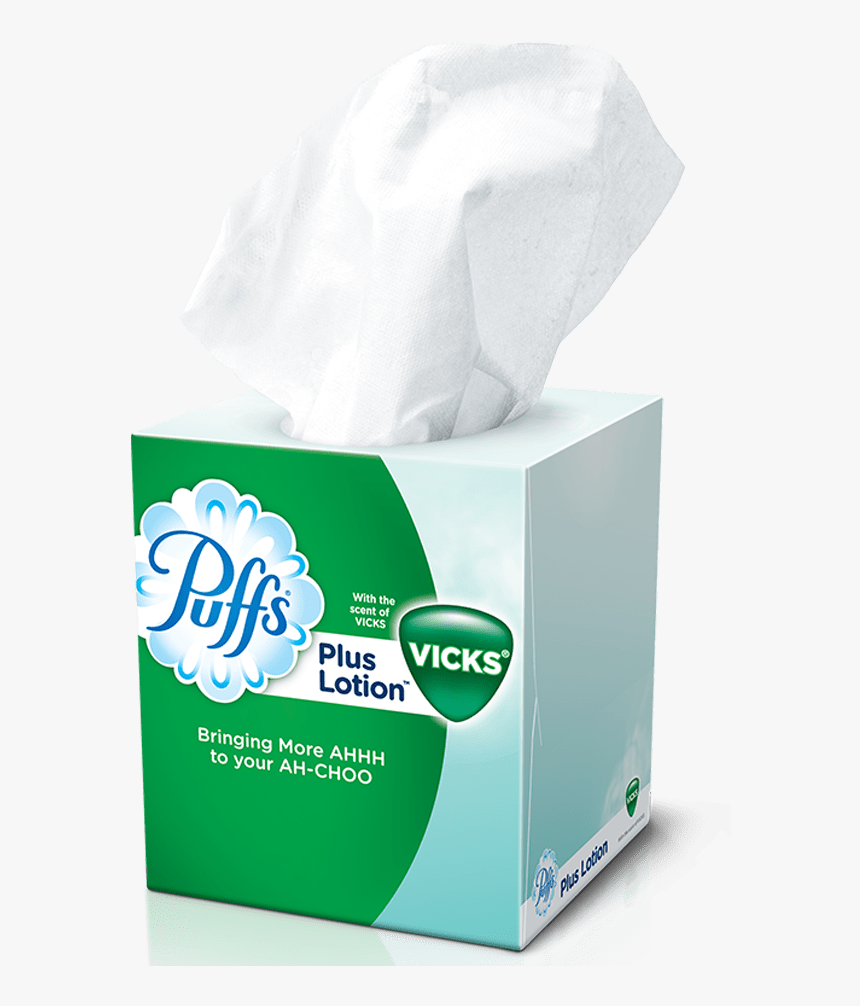 Puffs With Vicks - Puffs Plus Lotion Vicks, HD Png Download