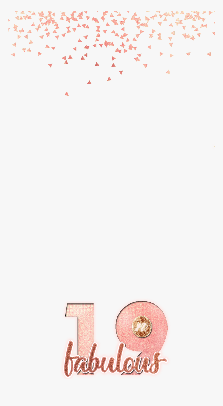 Rose Gold Fabulous 19th - Copper, HD Png Download