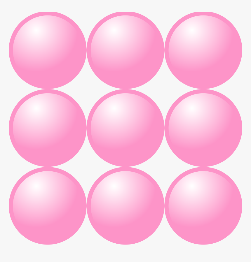 Beads Quantitative Picture For Multiplication Clip - Balloon, HD Png Download