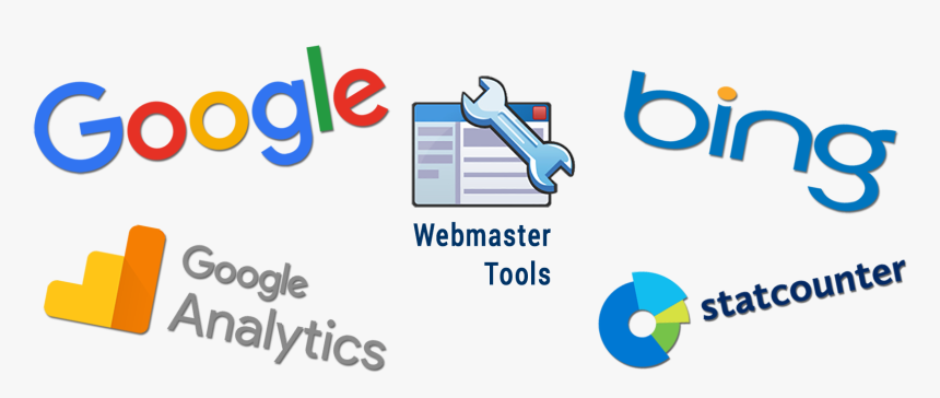 Google Bing Statcounter Webmaster Tools - Graphic Design, HD Png Download