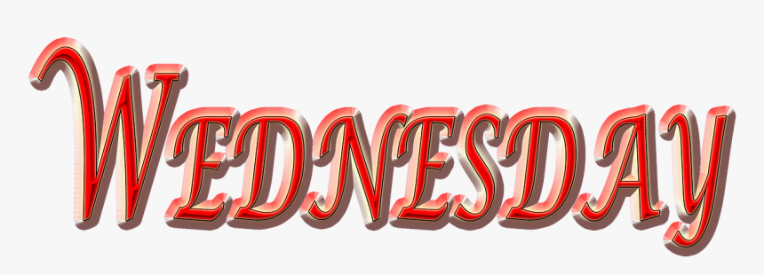 Wednesday, Weekday, Day, Red Wednesday, HD Png Download