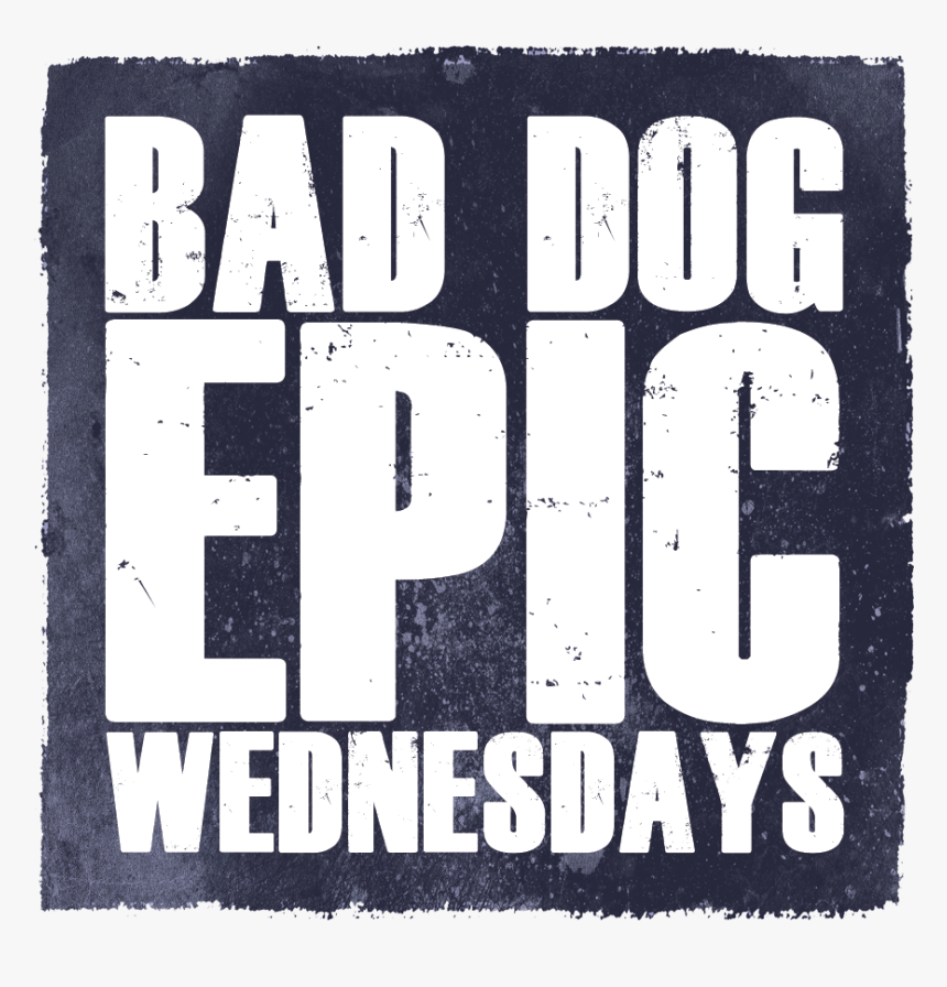 Epic Wednesday Lettering - Black-and-white, HD Png Download