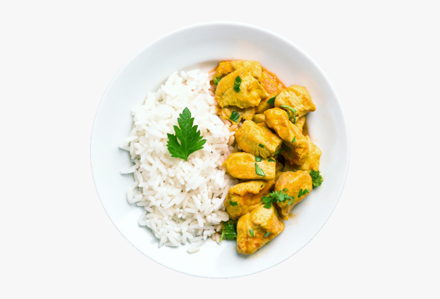 Food Plate - Chicken Curry, HD Png Download