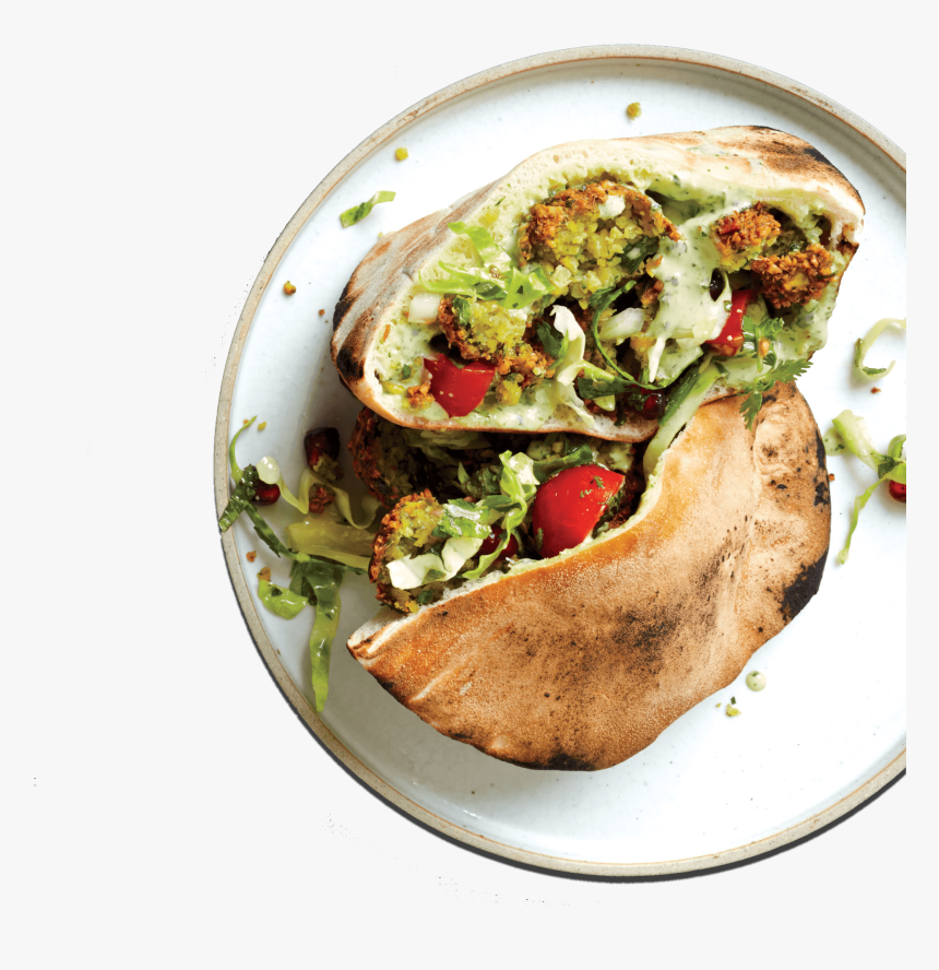 Street Food Plate - Falafel Recipes, HD Png Download