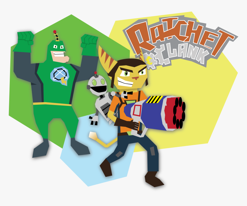 Ratchet And Clank Vector, HD Png Download