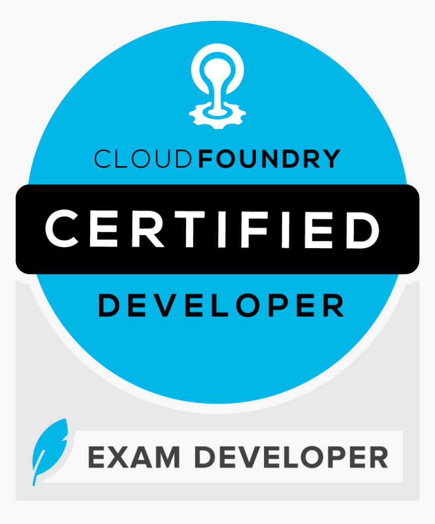 Cloud Foundry Certified Developer - Circle, HD Png Download